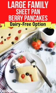 Large Family Sheet Pan Berry Pancakes