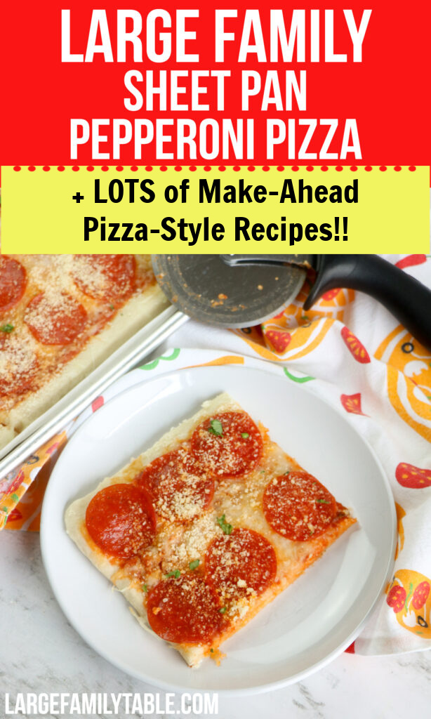 Large Family Pizza Style Recipes