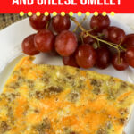Sheet Pan Sausage and Cheese Omelet