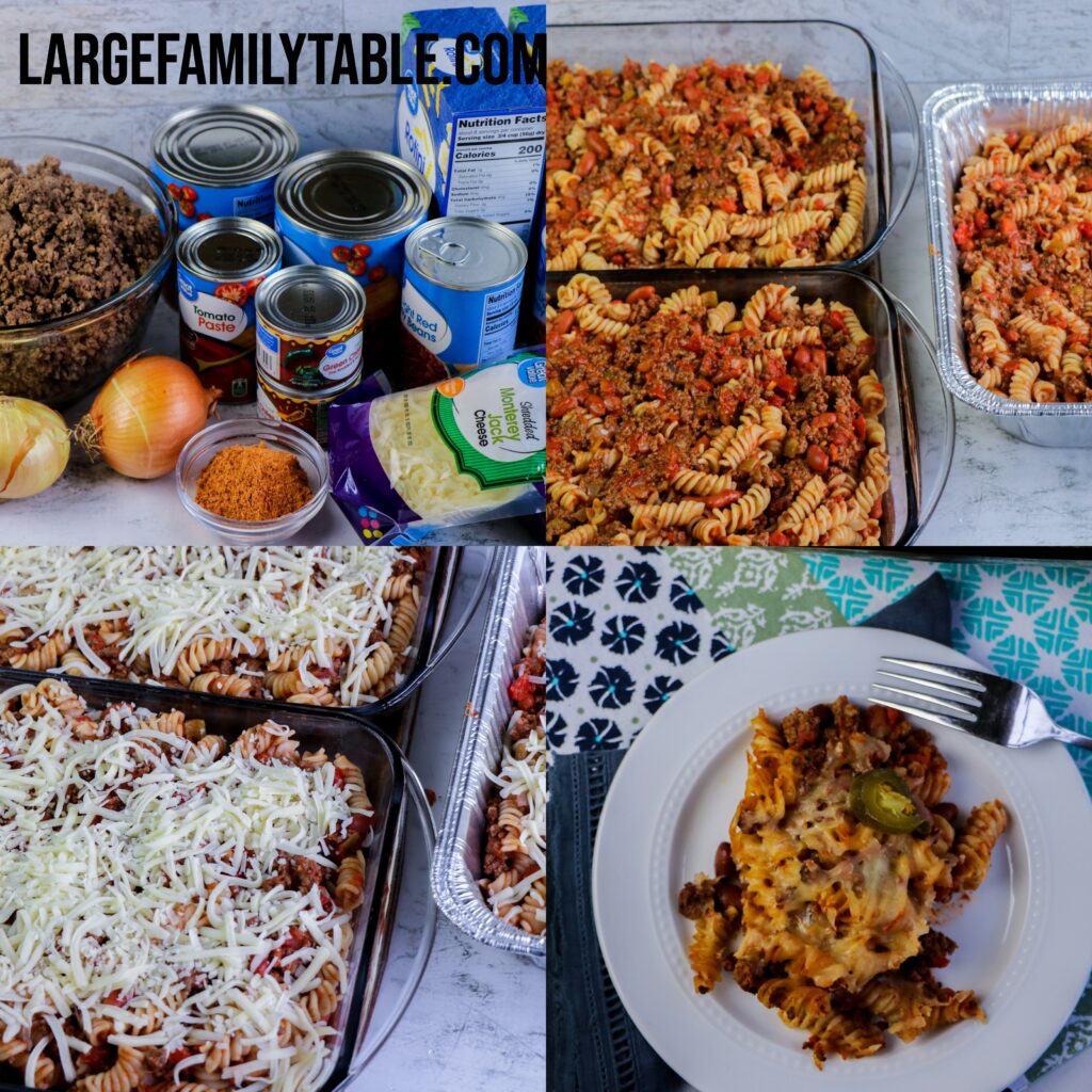 Big Family Freezer-Friendly Southwestern Casserole