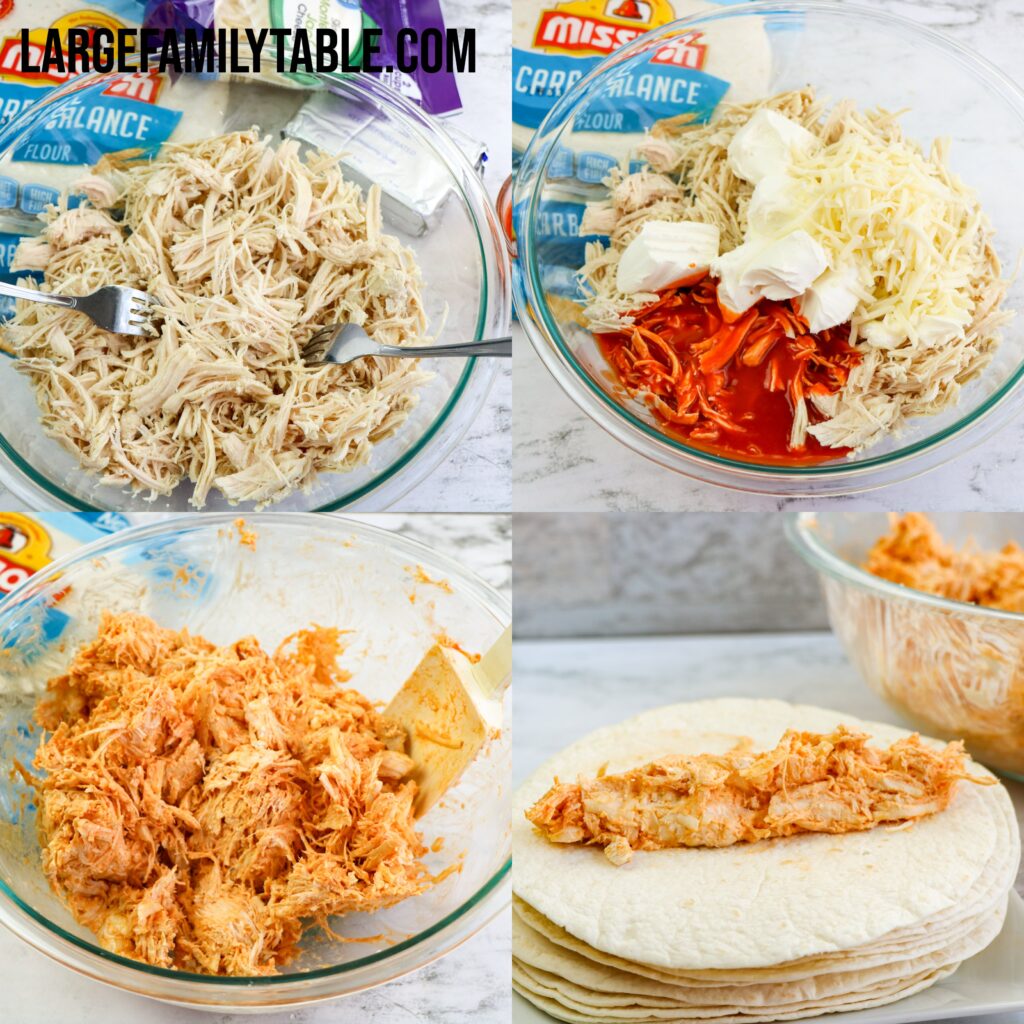 Big Family Buffalo Chicken Taquitos | Make-Head, Freezer Lunch Recipes!