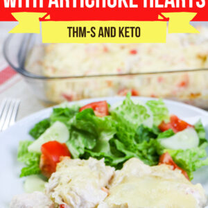 Low Carb Parmesan Chicken with Artichoke Hearts