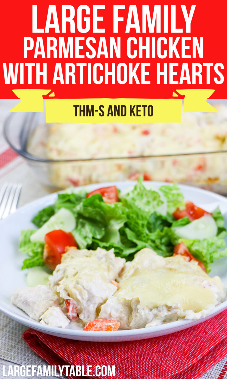 Low Carb Parmesan Chicken with Artichoke Hearts