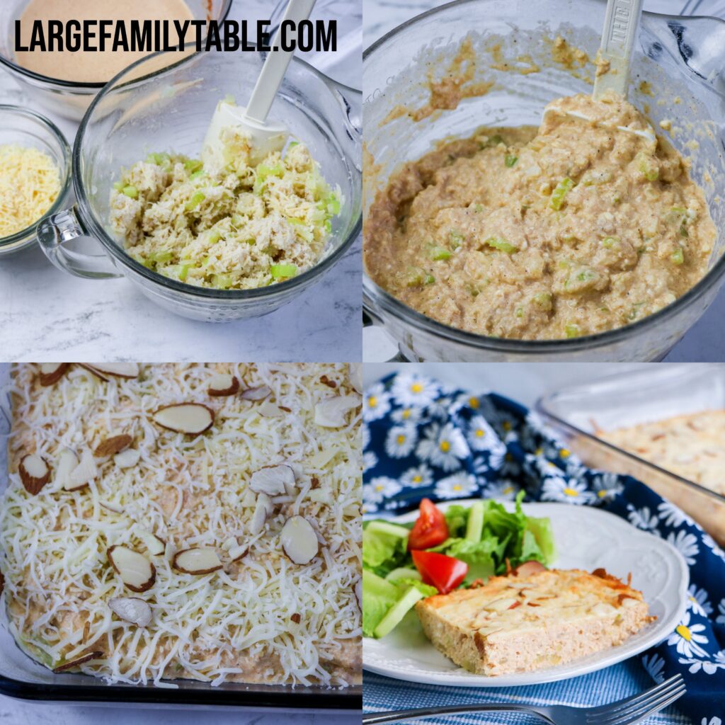 Big Family Low Carb Crab or Tuna Casserole | THM-S, Keto