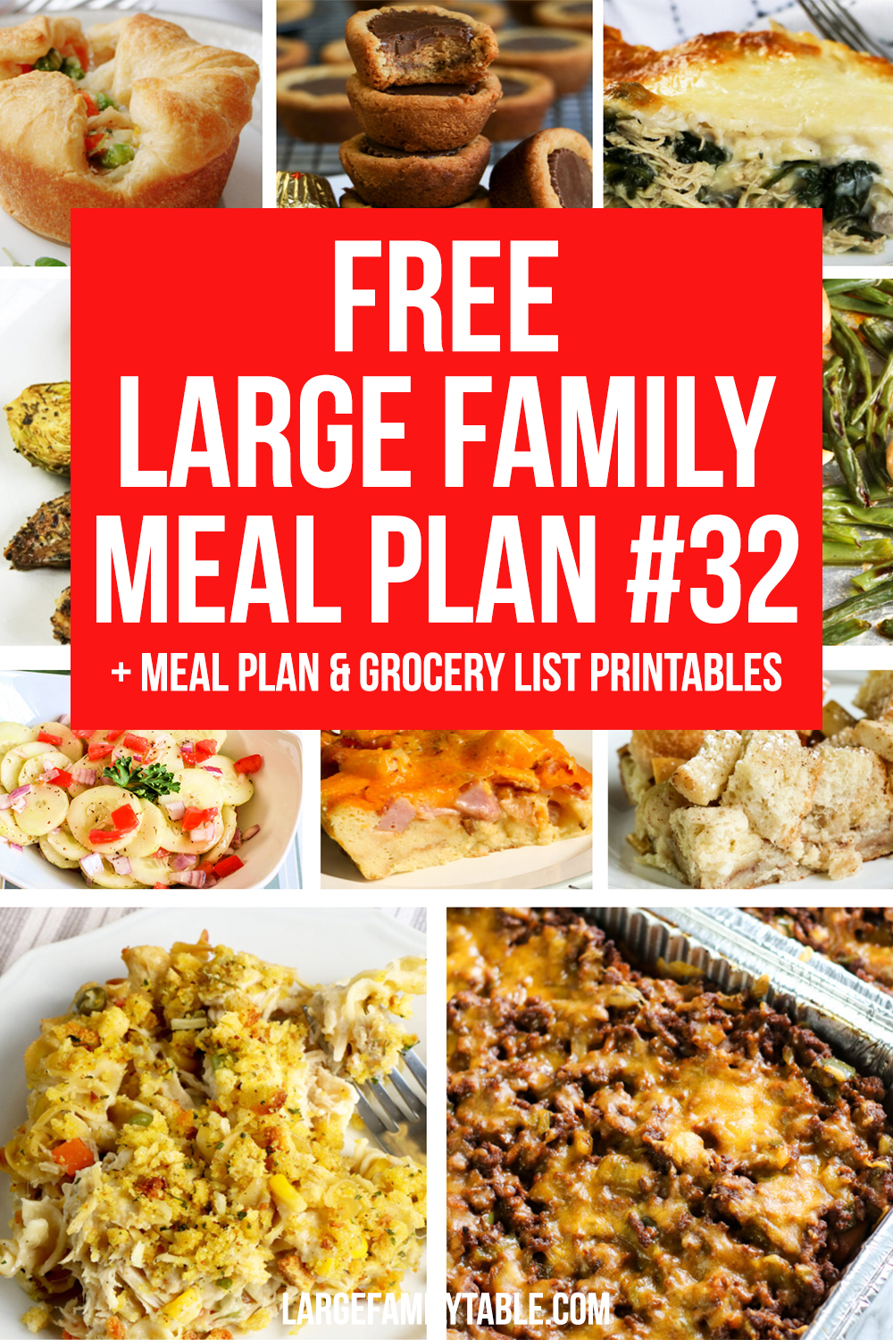Large Family Meal Plan 32