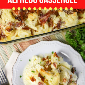 Low Carb Cauliflower Alfredo Casserole