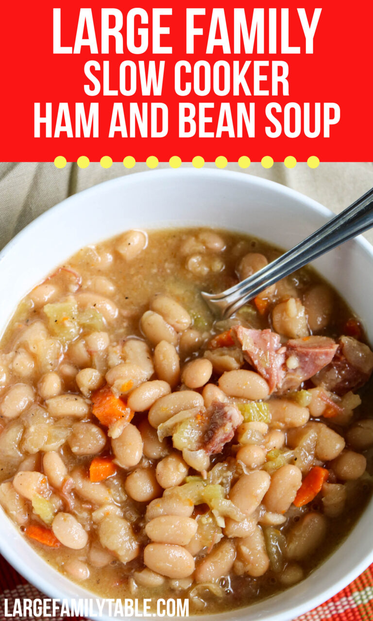 Slow Cooker Ham and Bean Soup