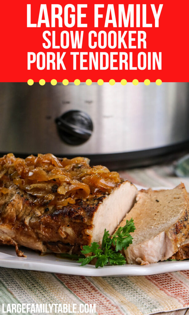 Large Family Slow Cooker Pork Tenderloin