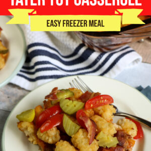 Large Family Bacon Cheeseburger Tater-Tot Casserole