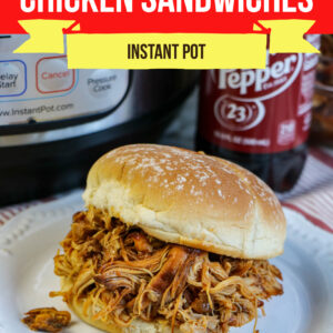 Large Family Instant Pot Dr. Pepper Pulled Chicken
