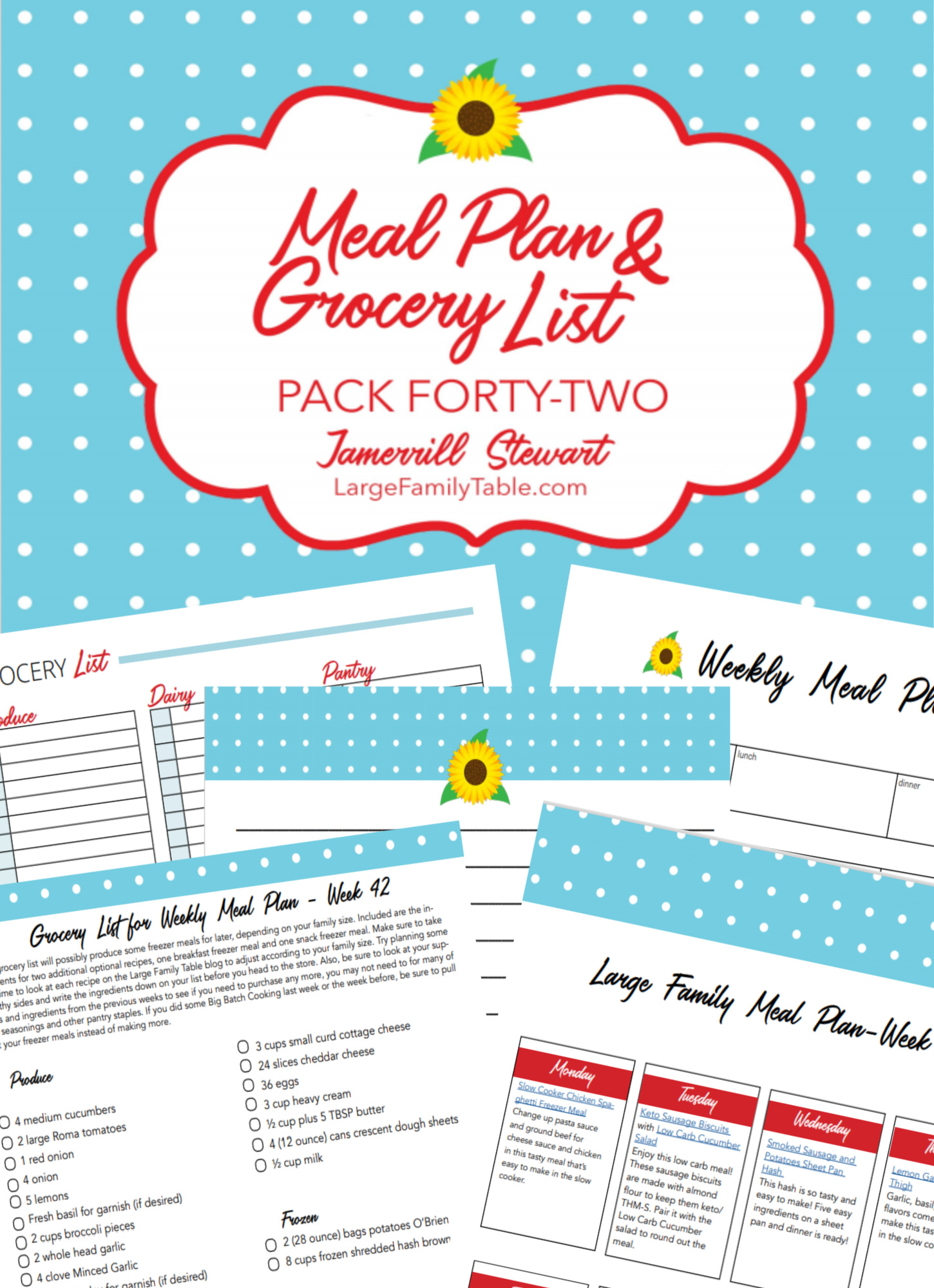 large family meal planning large family meal planning