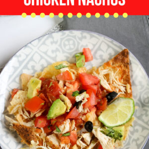 Large Family Instant Pot Shredded Chicken Nachos