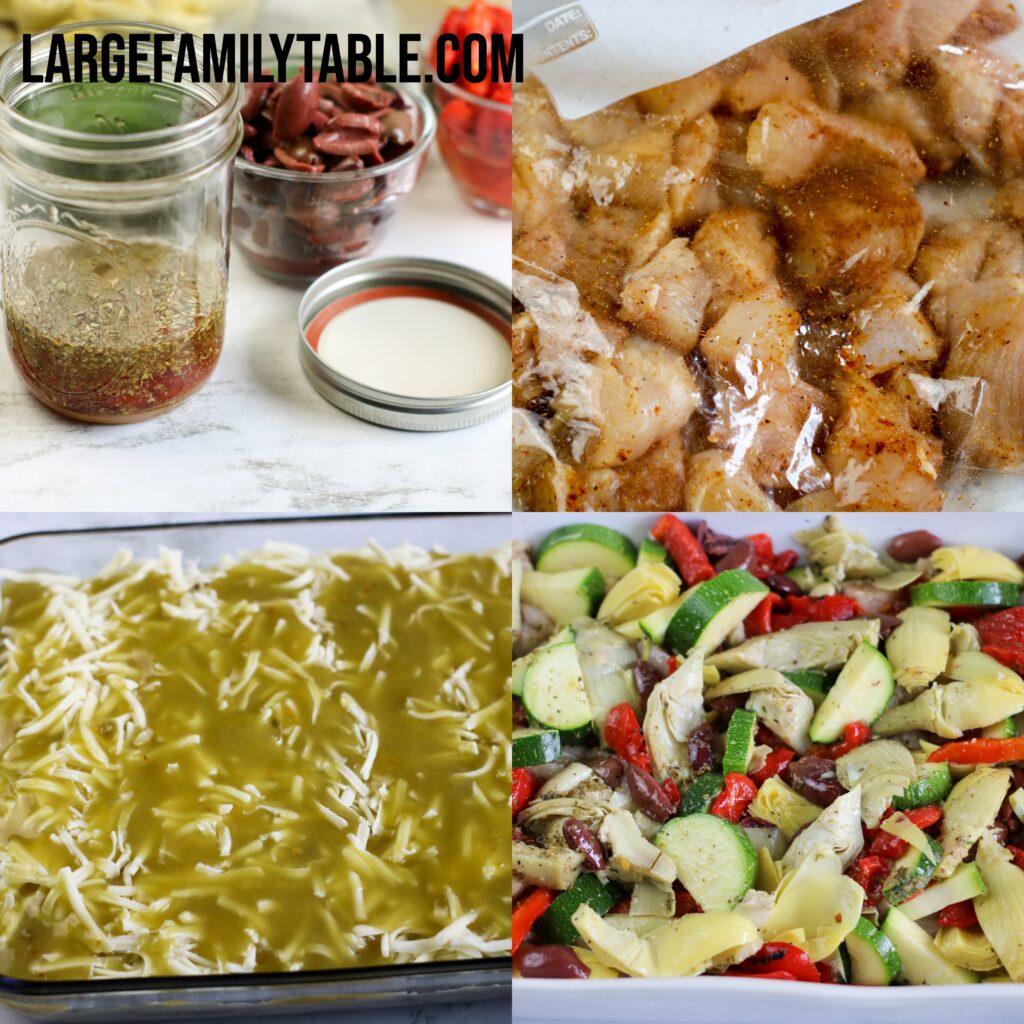 Big Family Low Carb Artichoke, Olive, & Oregano Chicken Casserole | Keto, THM-S