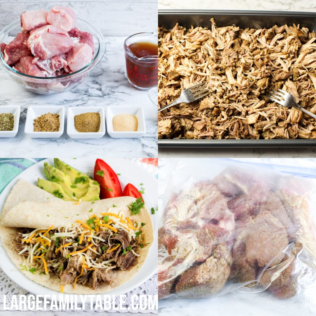 Large Family Instant Pot Pork Carnitas
