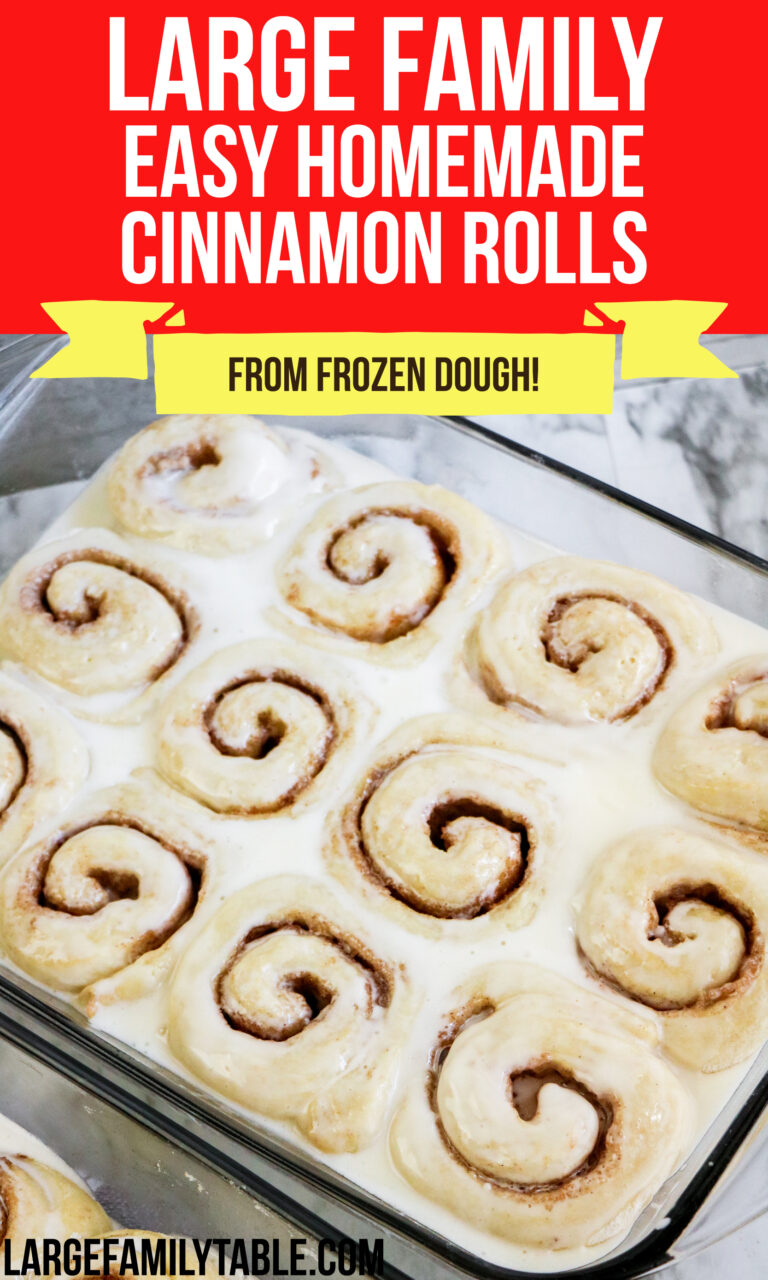 EASY Homemade Cinnamon Rolls From Frozen Dough