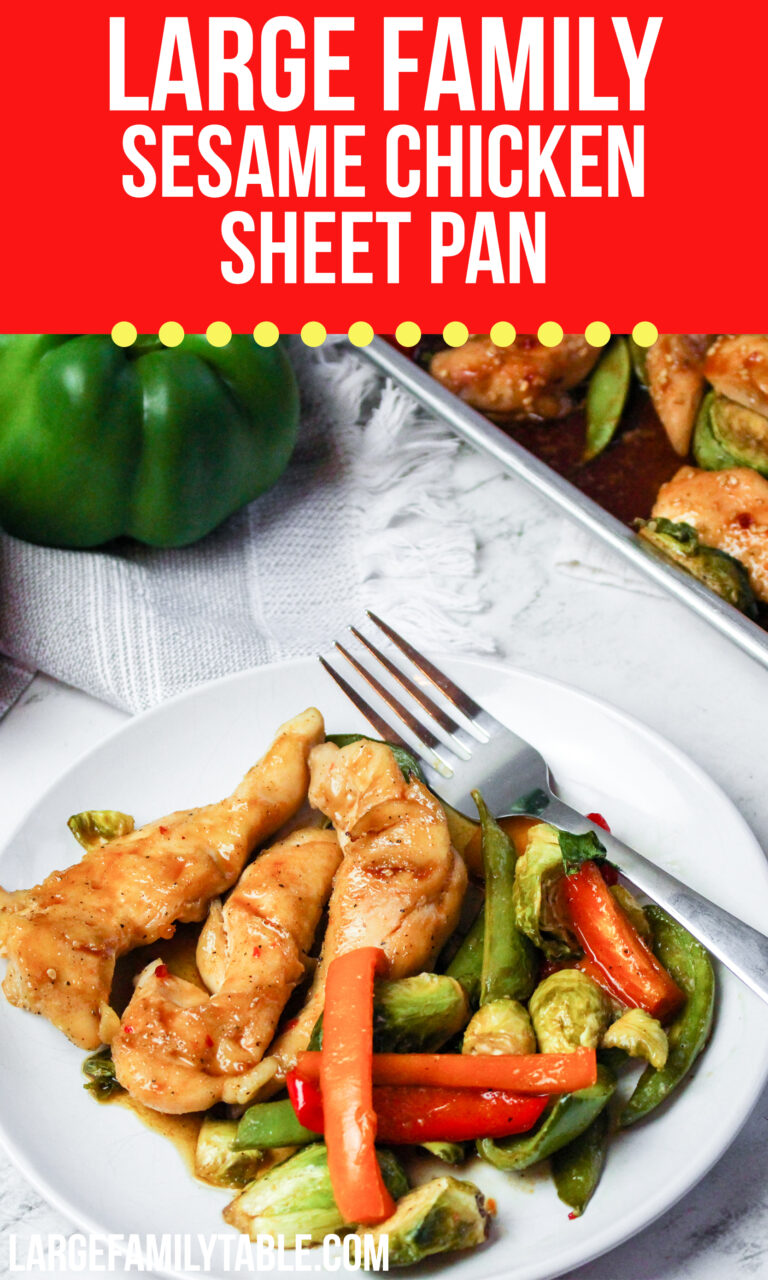 Sesame Chicken Sheet Pan