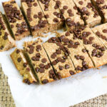 Big Family Peanut Butter Chocolate Chip Oatmeal Bars | Make-Ahead Snacks