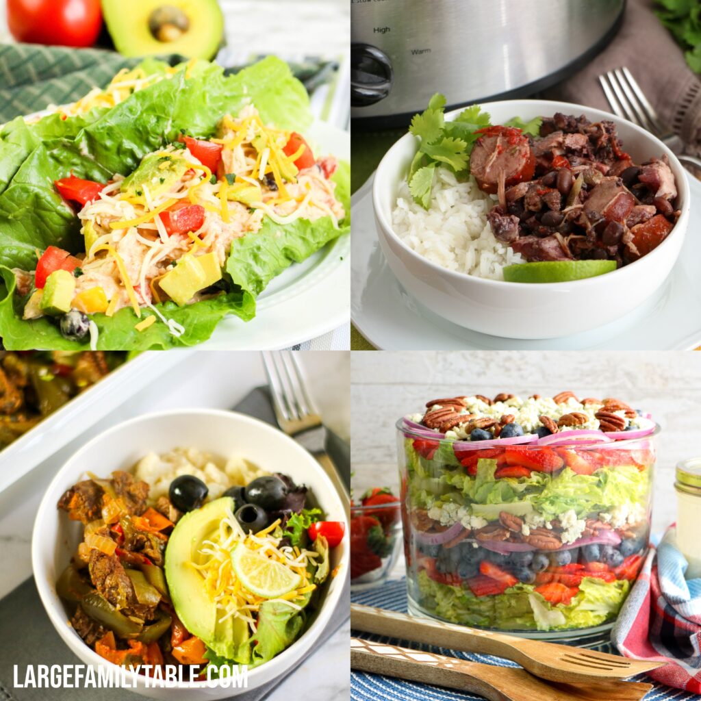 40 Meals for Large Family Gatherings
