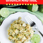Large Family Low Carb Creamy Cilantro Lime Chicken and Rice | Gluten-Free Recipe