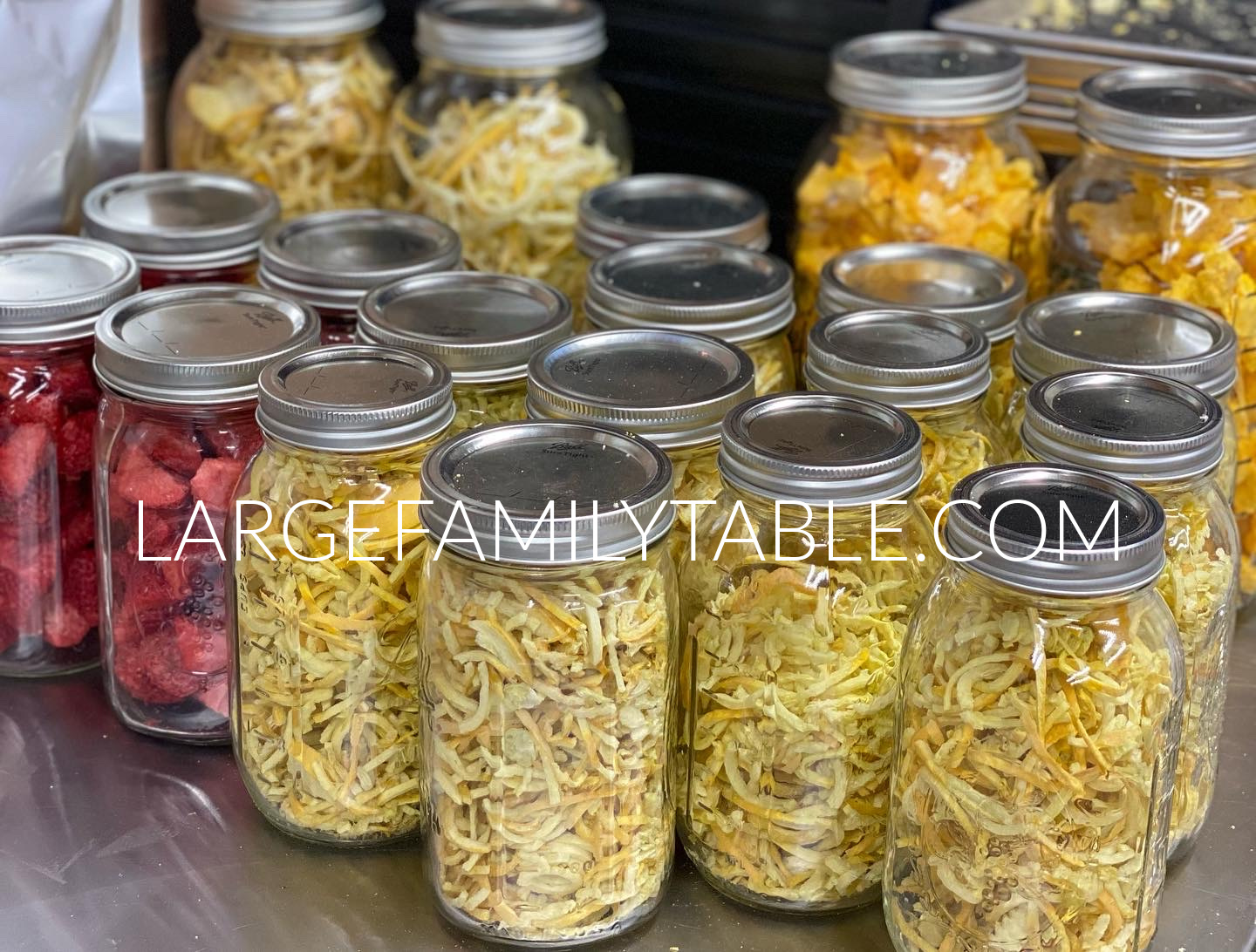 Large freeze dryer large family table