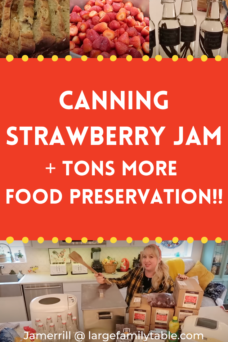 Canning LOTS of Strawberry Jam | Tons of Food Preservation!!
