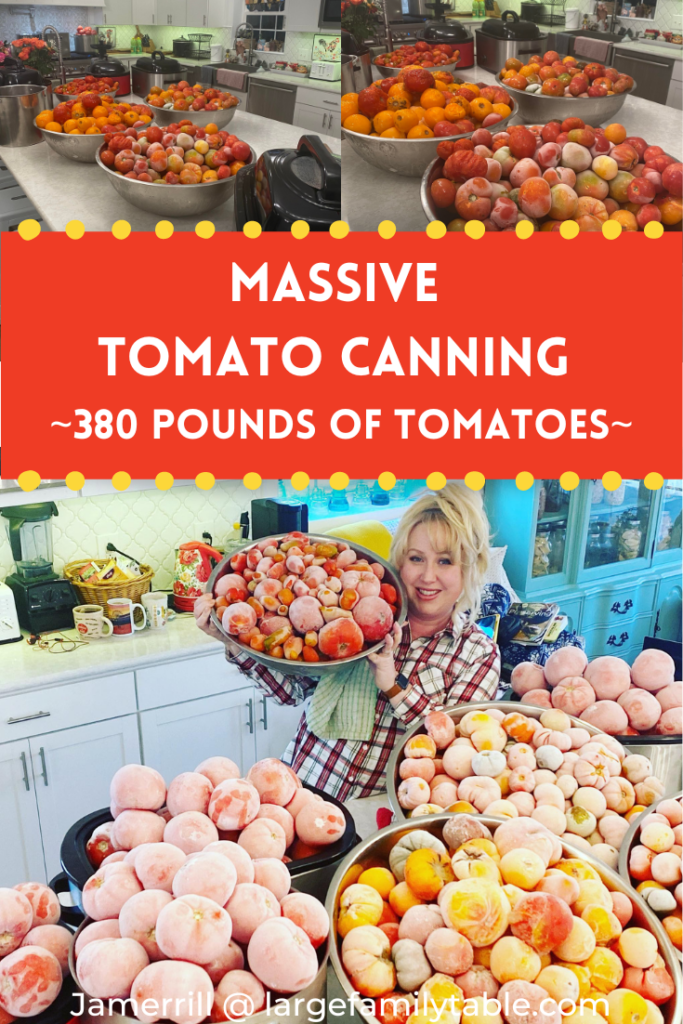 Massive Tomato Canning Extravaganza
