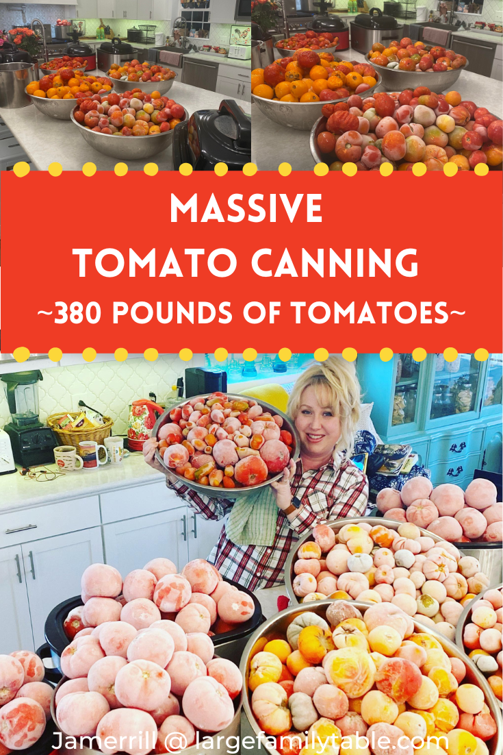 Massive Tomato Canning Extravaganza