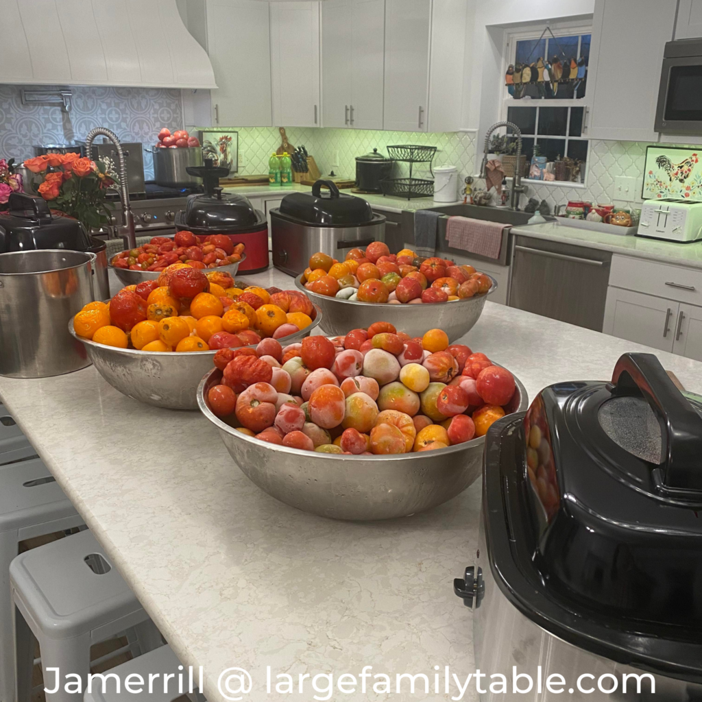 Massive Tomato Canning Extravaganza