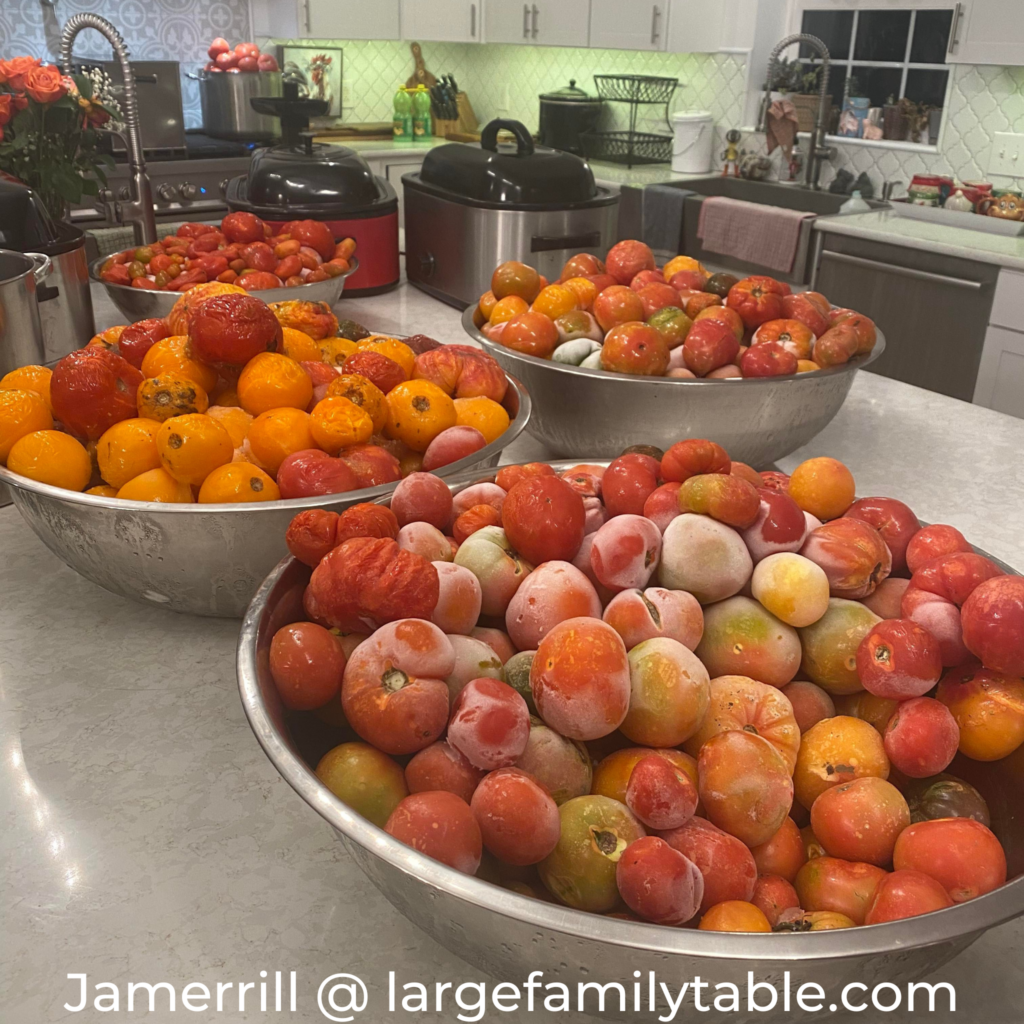 Massive Tomato Canning Extravaganza