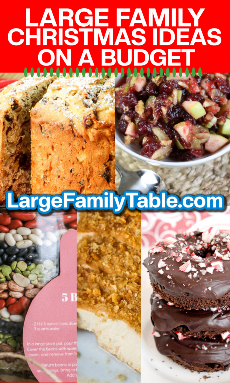 15 Large Family Christmas Ideas on a Budget LargeFAmilyTable.com